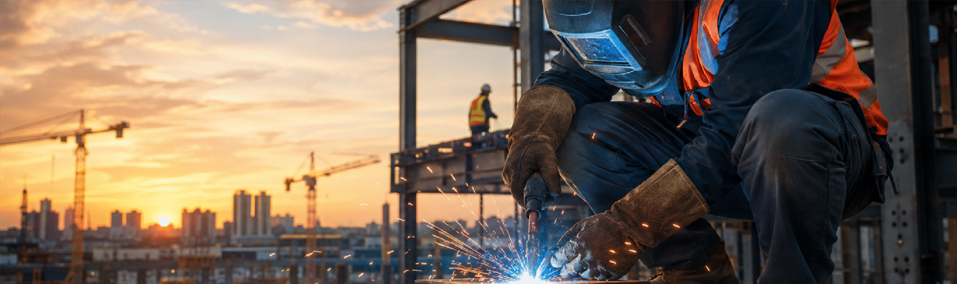Welding on construction sites