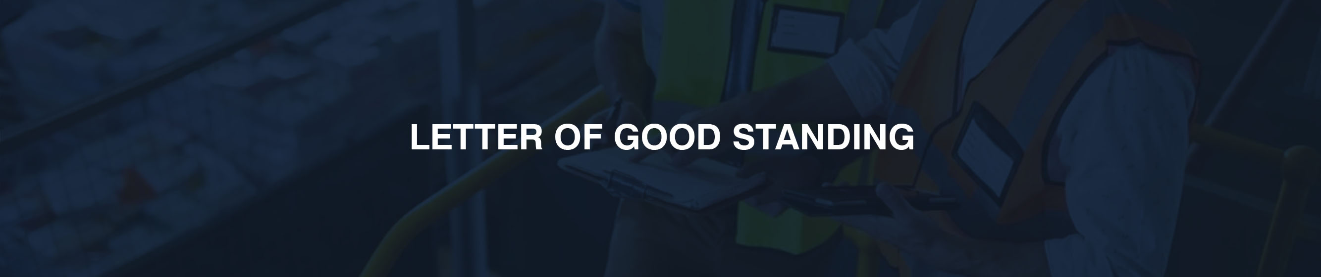 zenith safety consultant letter of good standing